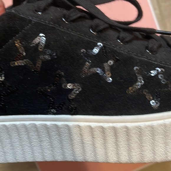 ☀️☀️Luxury Rebel Black LR -Tinella so cute sequence star sneakers☀️☀️☀️ - Picture 10 of 10